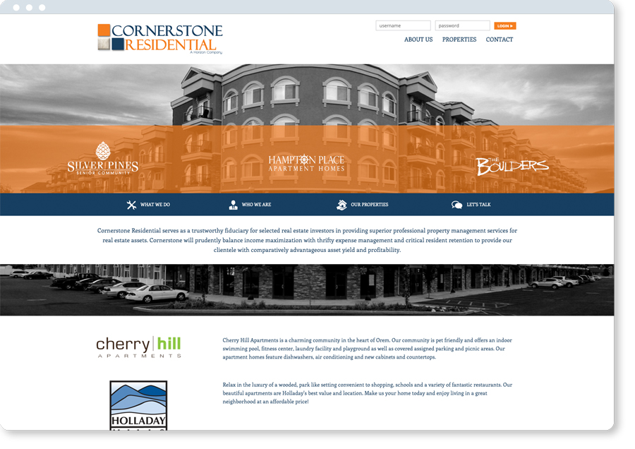 Property Management Websites for ownership groups in the USA