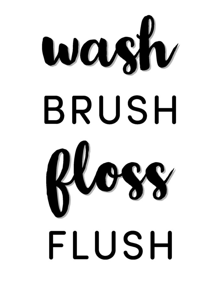wash and brush