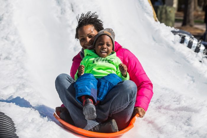 sledding