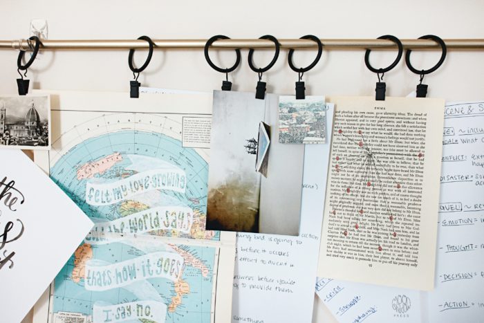 Crete a mood board that will help to give you inspiration before deciding on your next apartment.