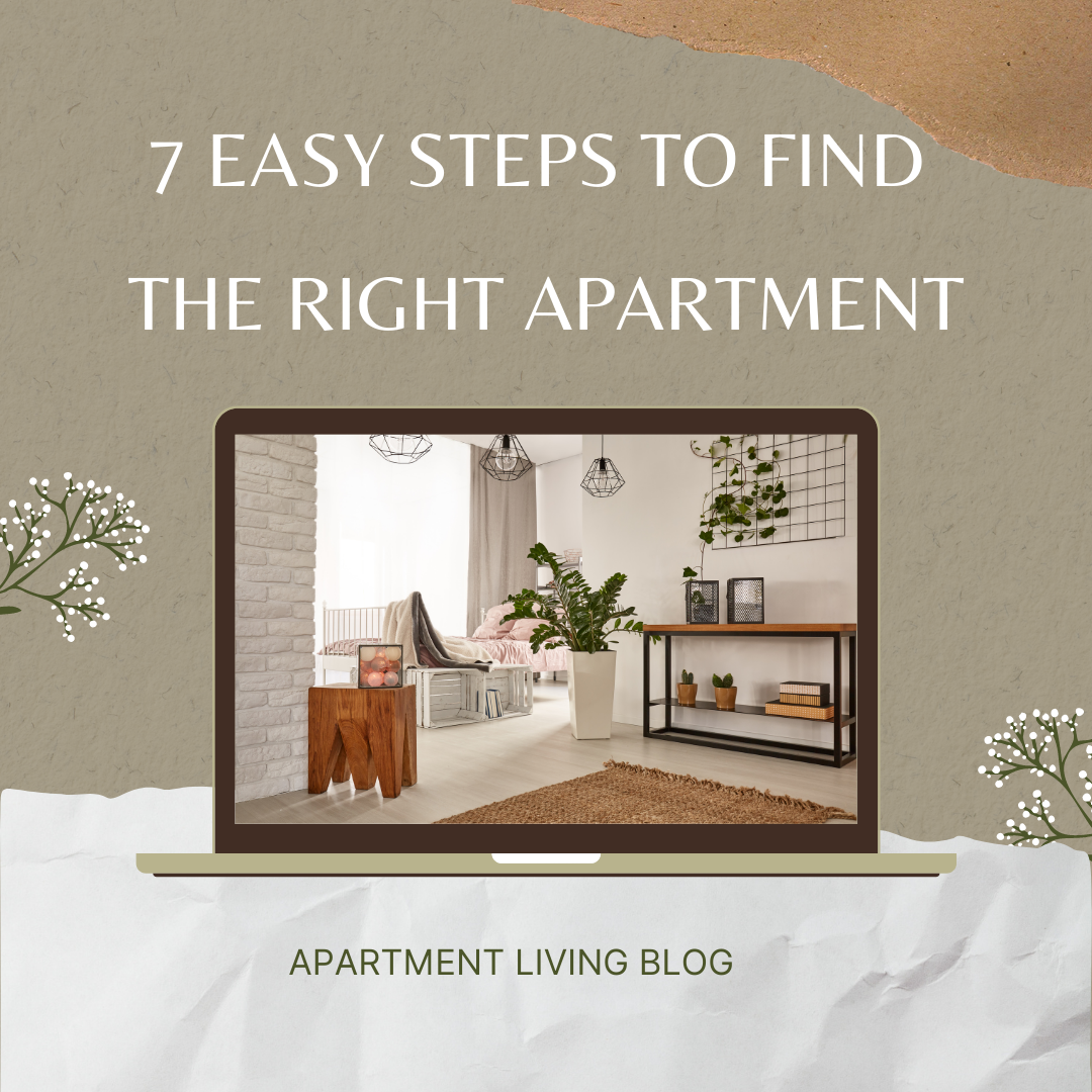 easy steps to find right apartment