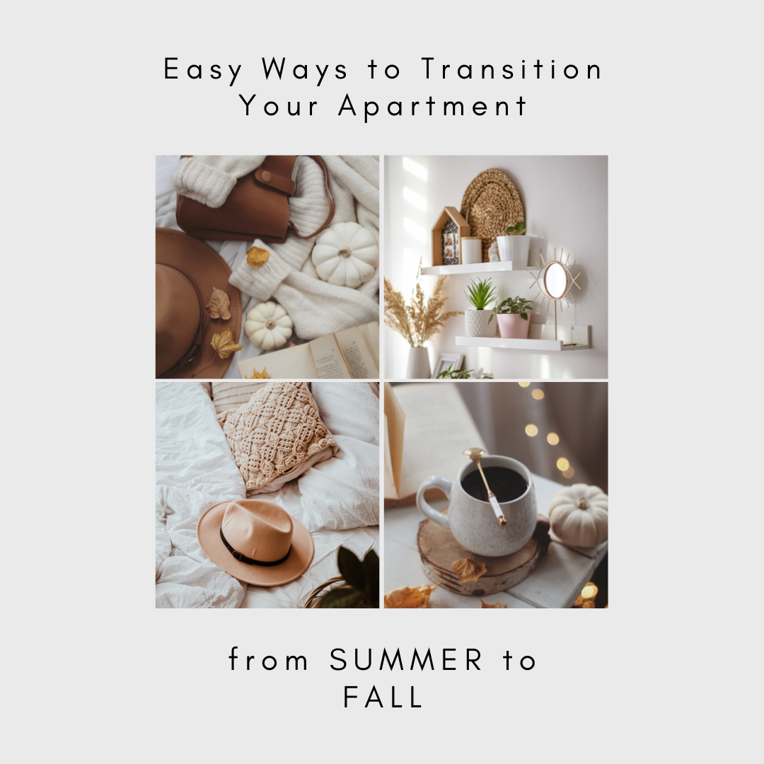Easy ways to transition your apartment from summer to fall