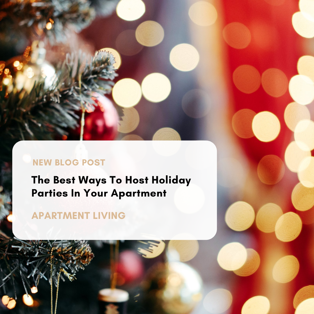 host holiday parties in apartment