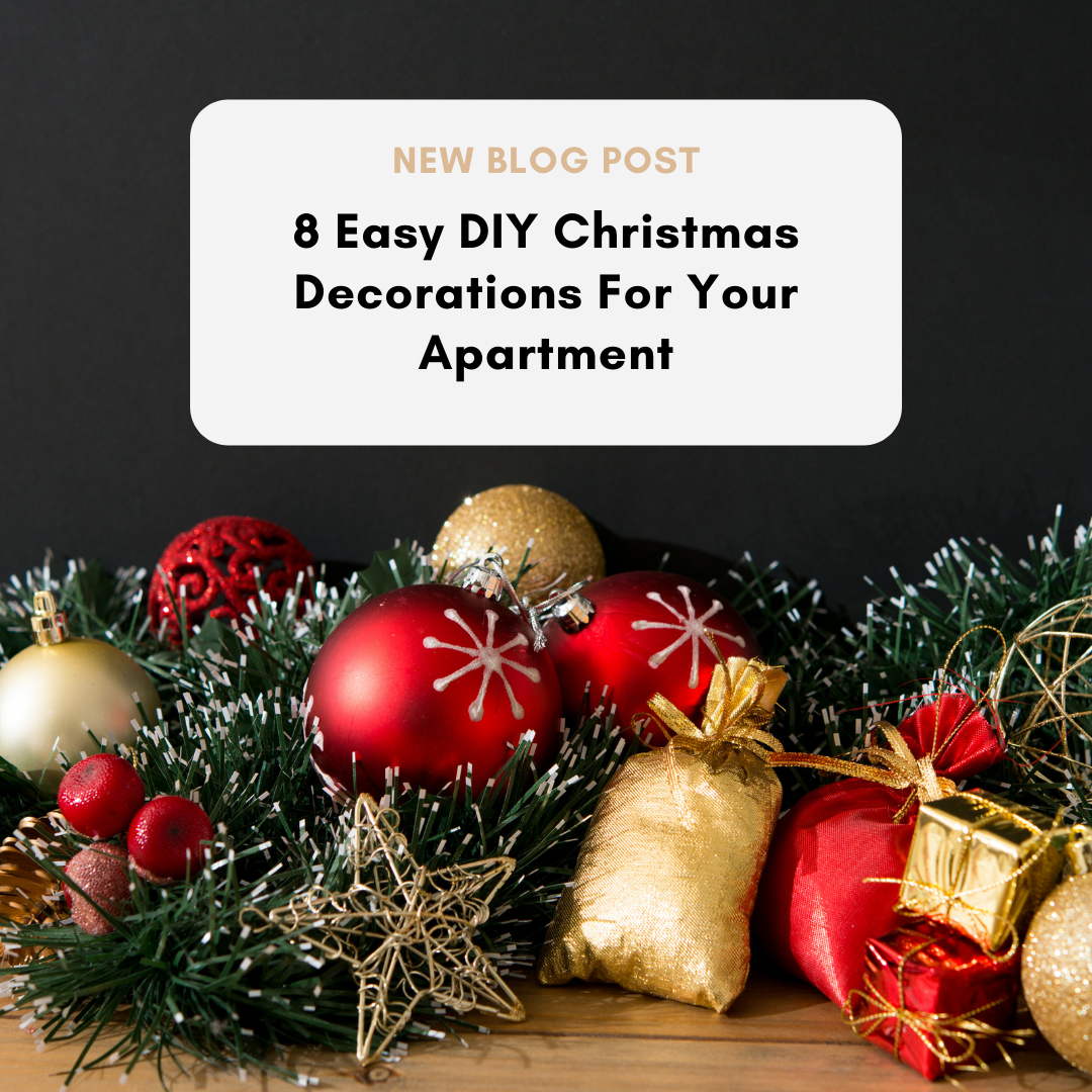 DIY Christmas decorations for apartment