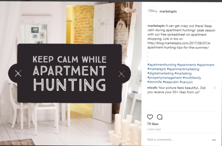 Instagram Ideas for Your Apartment Marketing Market Apartments