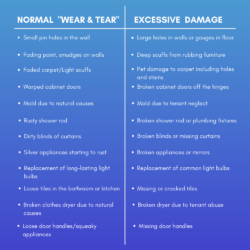 Wear and sales tear meaning