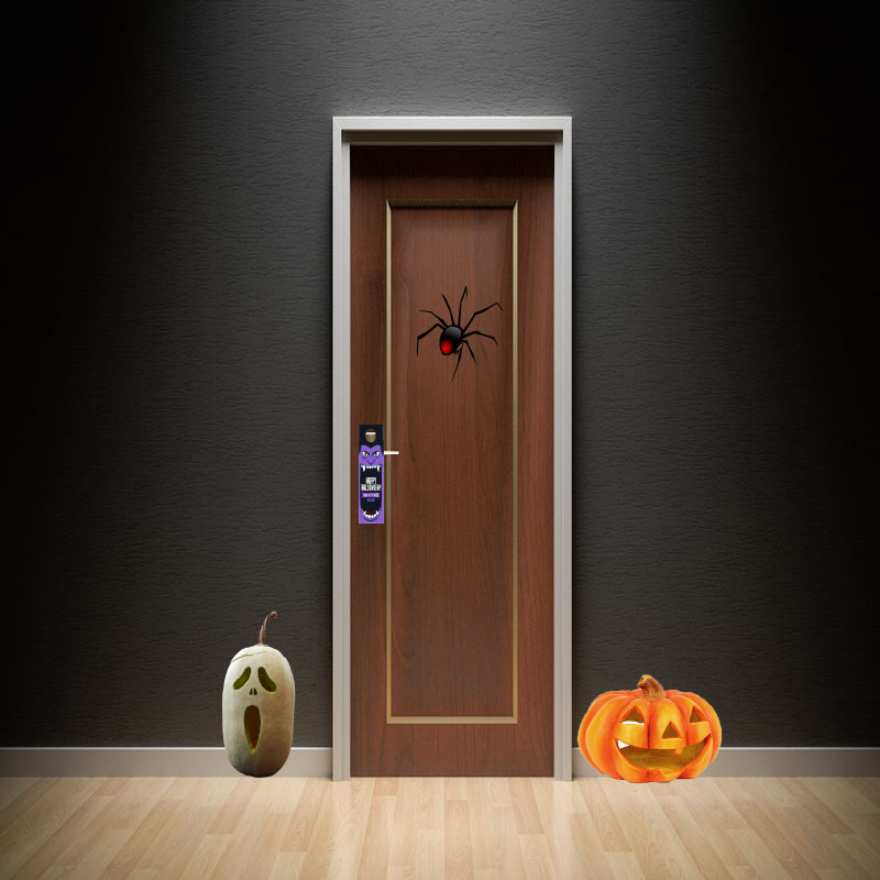 Decorate your apartment door this halloween!