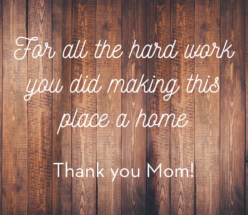 Mother's Day cards for residents