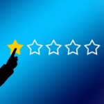 Finger pointing to 1 star review.