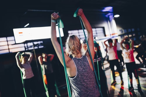 apartment amenities such as yoga