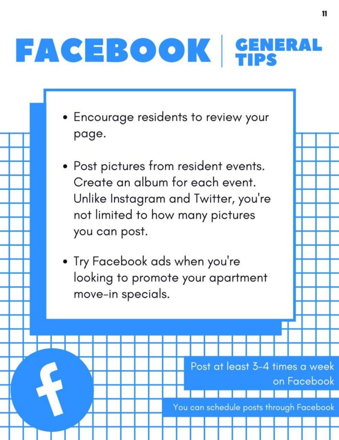 facebook general tips