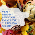 resident retention events holiday season