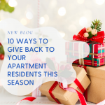 give back to apartment residents