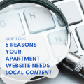 local content for apartment website