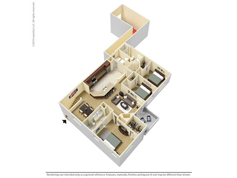 red cedar floorplan at River Run at Naperville