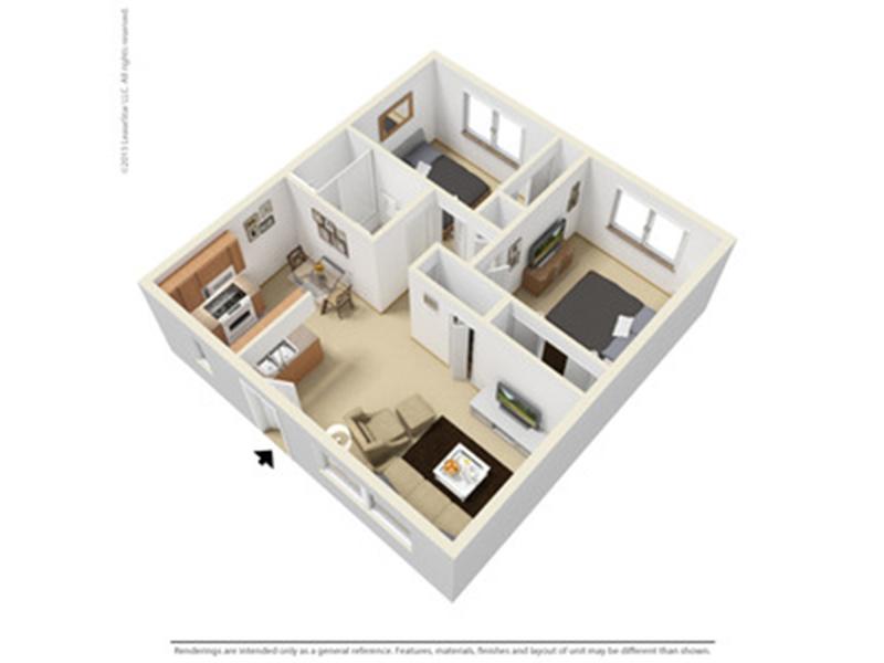 2X1 floorplan at Sienna Place