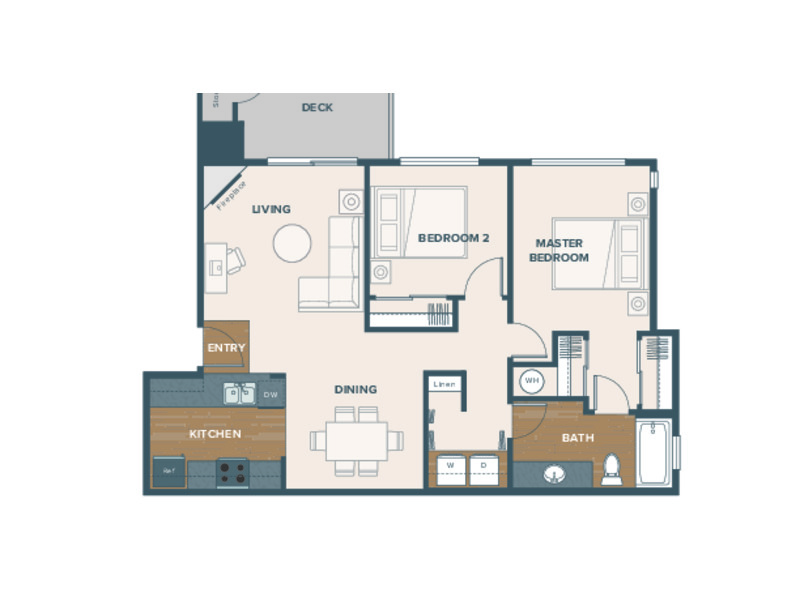 Cypress floorplan at Woodview