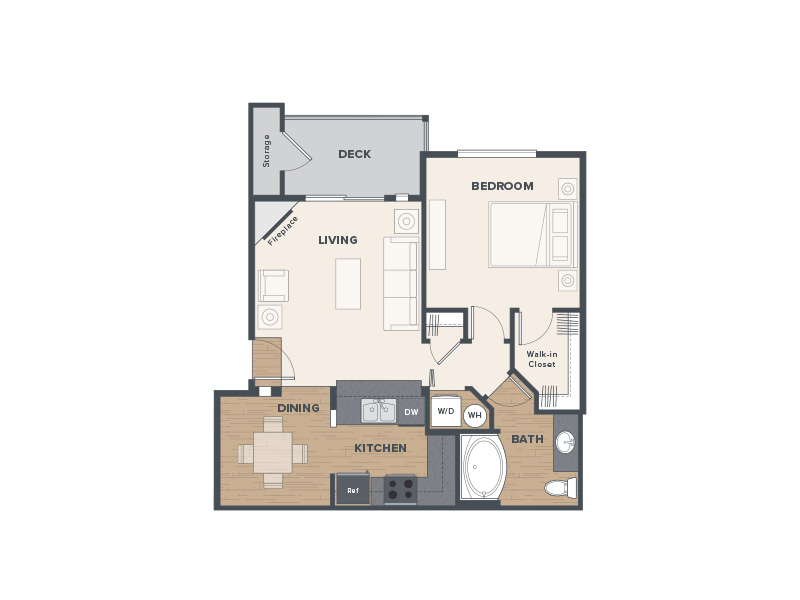 Ash floorplan at Sunridge Terrace