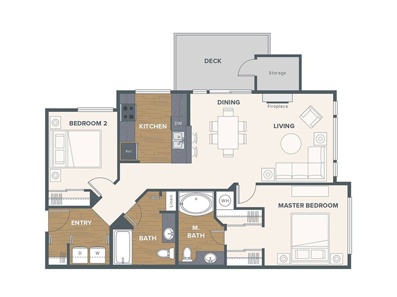 Birch floorplan at Progress Terrace