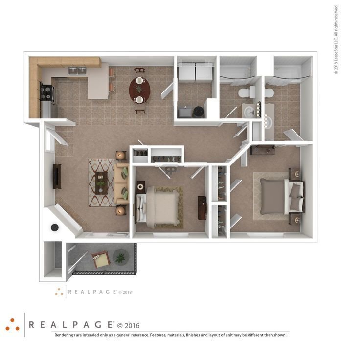 2 Bedroom 2 Bath