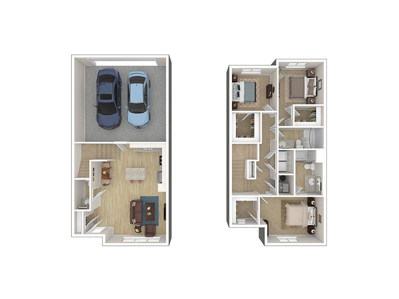 3 Bedroom Townhome