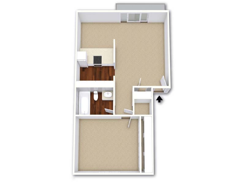 Azalea floorplan at Cordova Regency