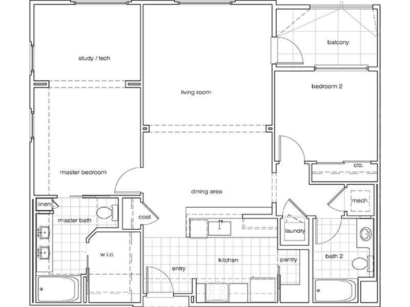 2Bedroom2BathroomD