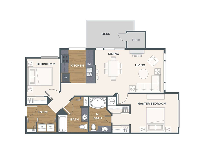 Bayberry floorplan at Progress Terrace