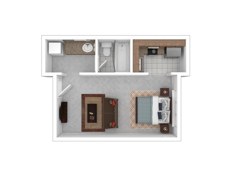 The Alarik floorplan at The Oslo Murray Apartments