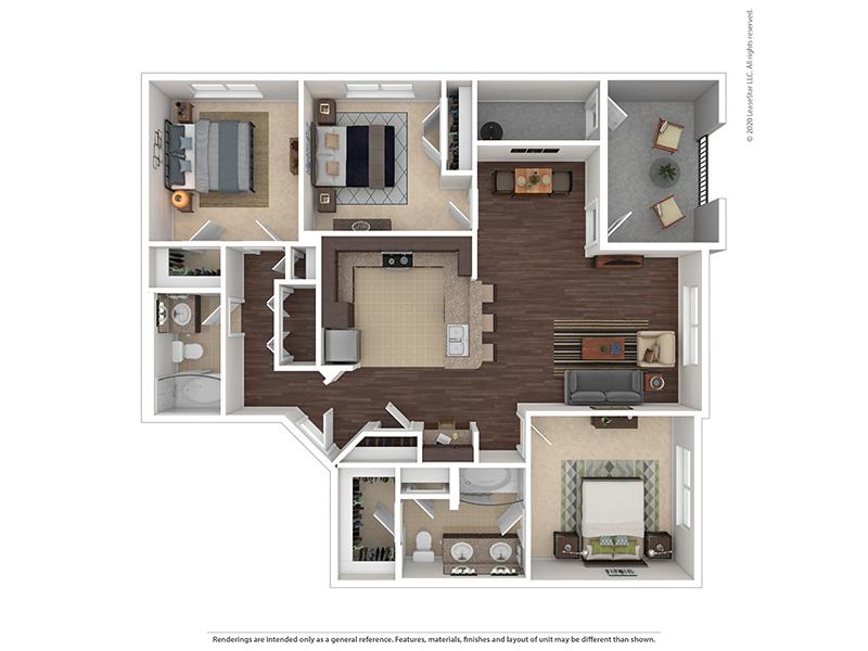 3 Bedroom 2 Bathroom C1