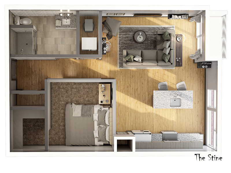 One Bed plus 1st Floor Stine