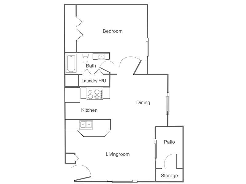1 Bedroom 1 Bathroom