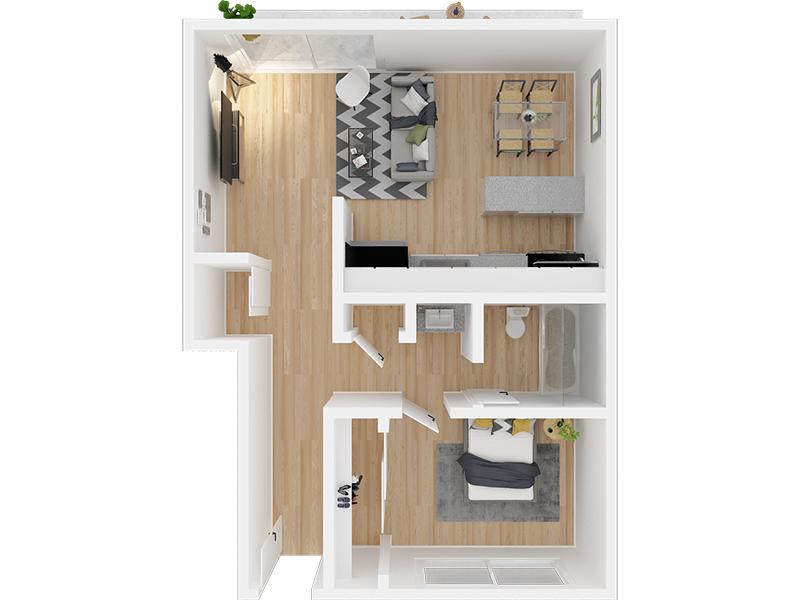 1 Bedroom 1 Bathroom