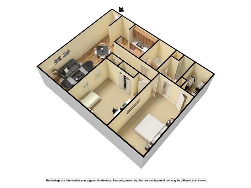 2 Bedroom 2 Bath