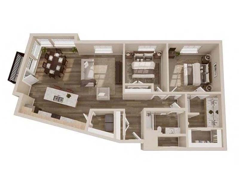 Mountain Point (Penthouse) floorplan at Canyon Vista