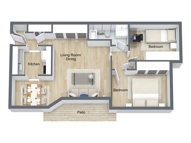 Cypress floorplan at McInnis Park