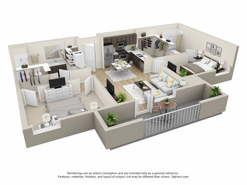 Lyric floorplan at Tempo at Riverpark