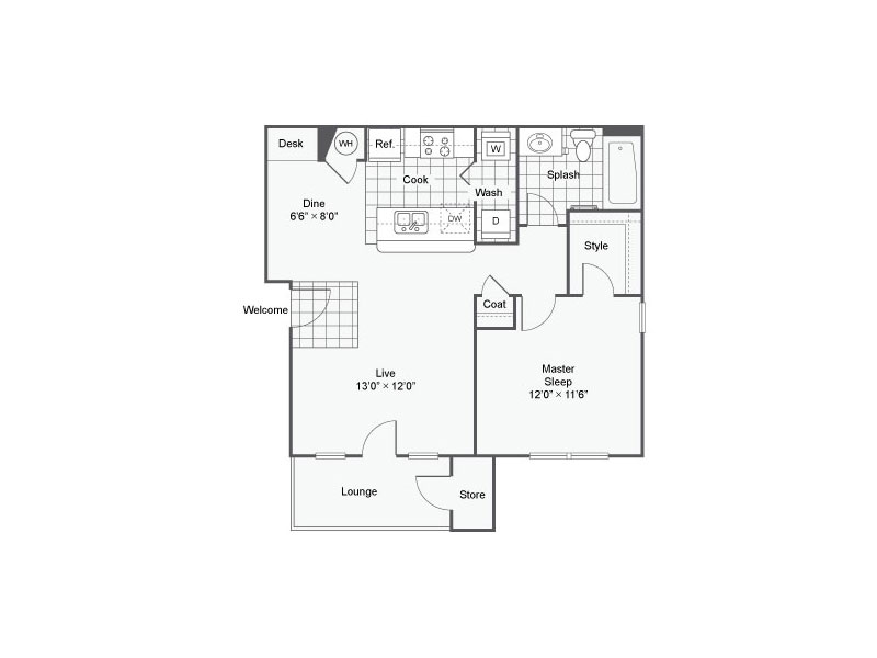 Highlands floorplan at Elevate at Red Rocks