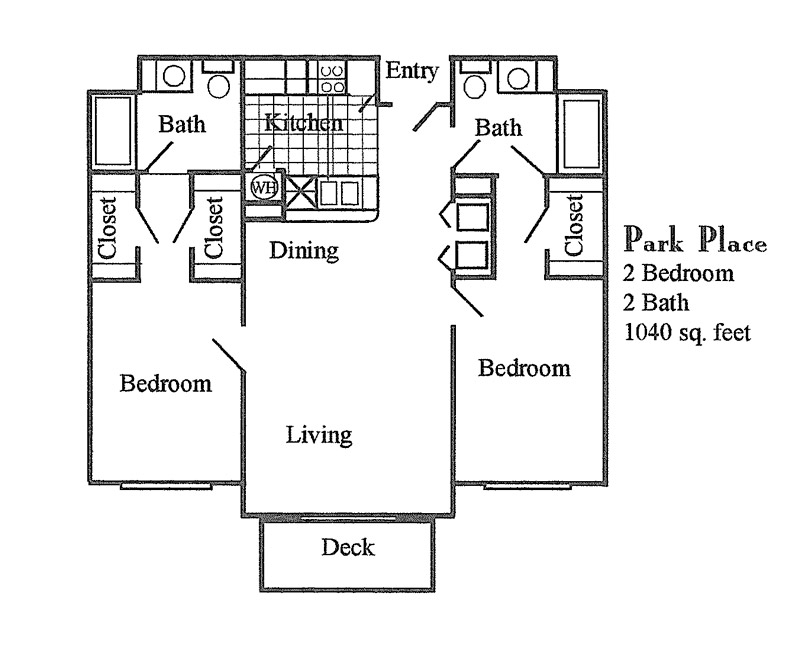 Village on Main Street Senior 12 Floor Plans bedroom apartments in