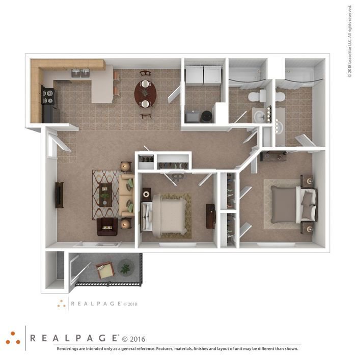 2 Bedroom 1 Bath