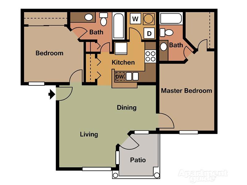 2 Bedroom 2 Bath