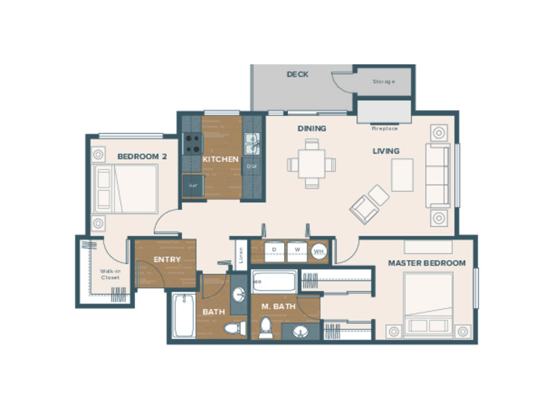 Dogwood floorplan at Woodview