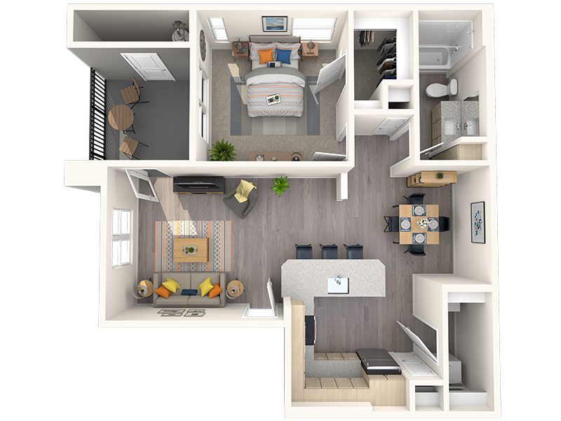 A1 floorplan at Grayson Place