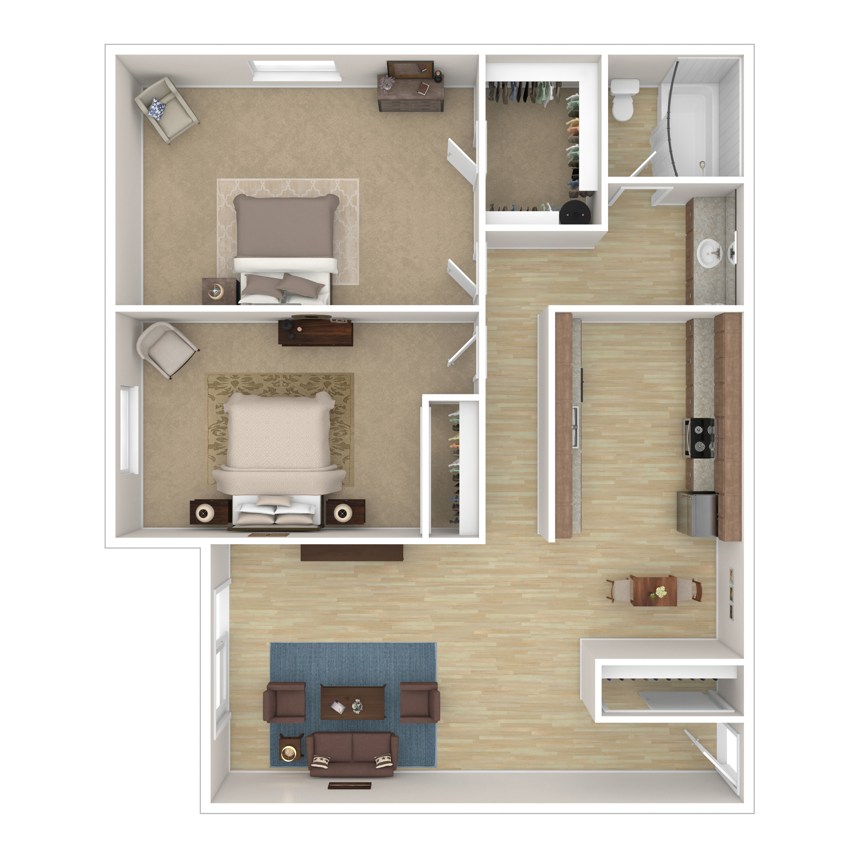 Floor Plans at Cherry Hill Apartments Apartments