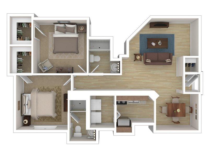 2 Bedroom 2 Bathroom