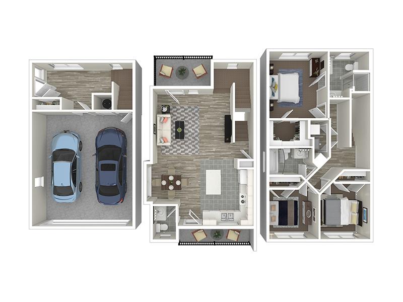 3 Bedroom Townhouse End