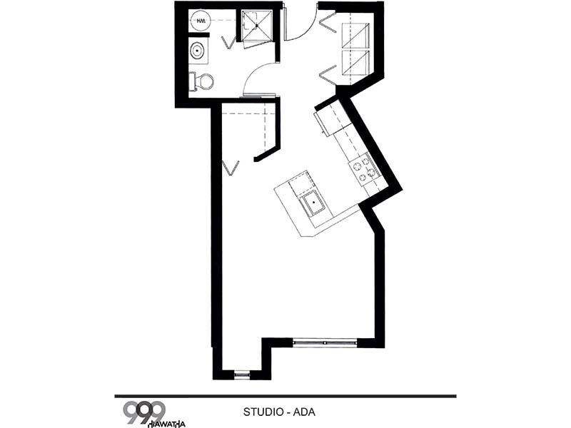 SADA floorplan at 999 Hiawatha