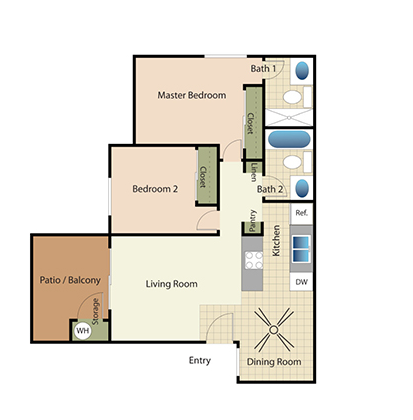 22A floorplan at Elan Felicita Creek