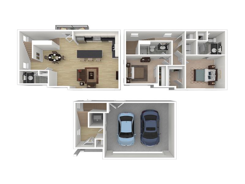 2 Bedroom 2 Bathroom B