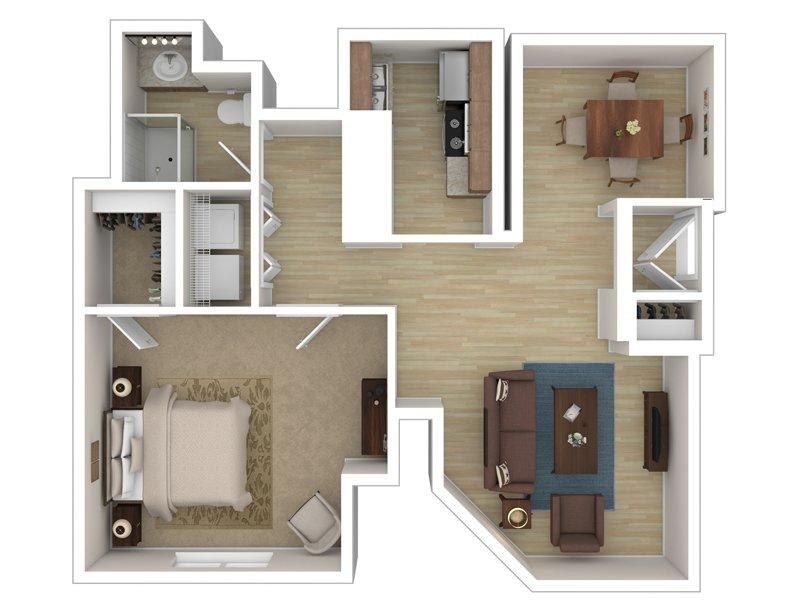 1 Bedroom 1 Bathroom